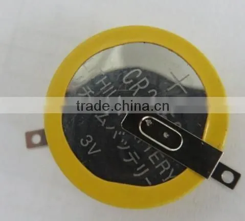 Lithium battery 3v CR2450 with solder tabs