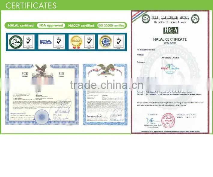 VIETNAM DESICCATED COCONUT PRICE