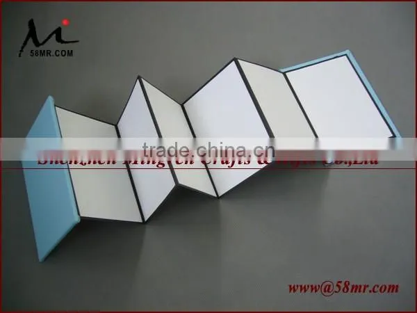 Mini Leather Peel and Stick Photo Album Holder Folio