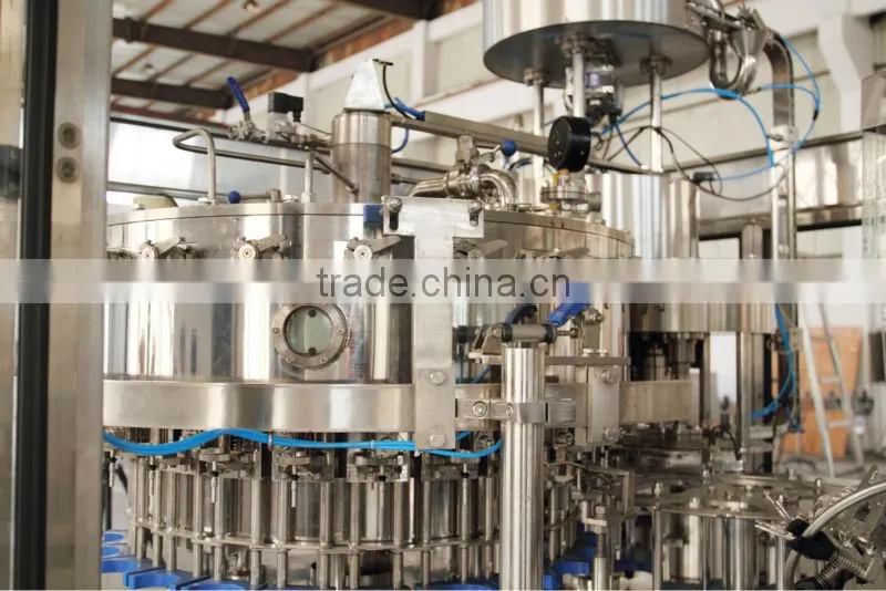 Automatic 3-In-1 hot filling orange juice production line/juice filling machine