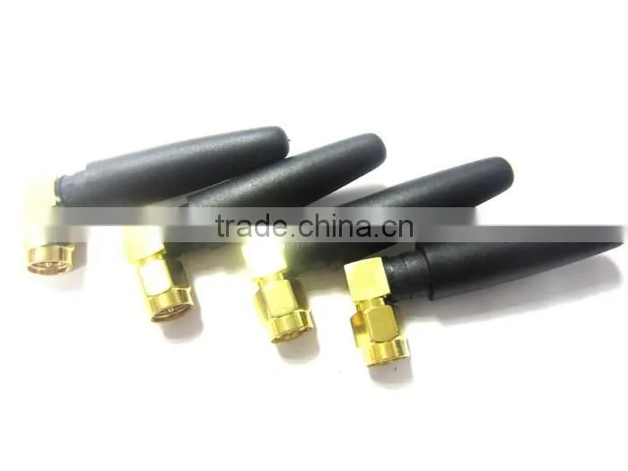 Rubber duck wimax internal antenna 2.4g with 3dbi sma connector