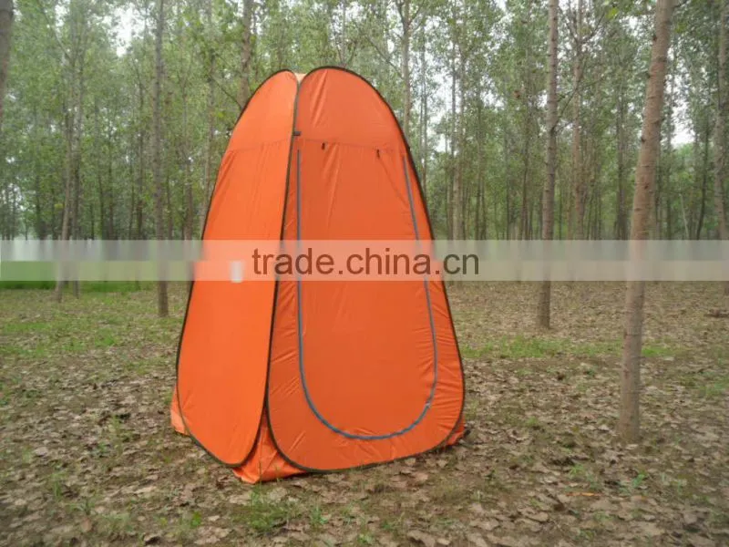 POP UP Tent Outdoor Toilet Watching Bird Tent Fishing Orange Beach Tent