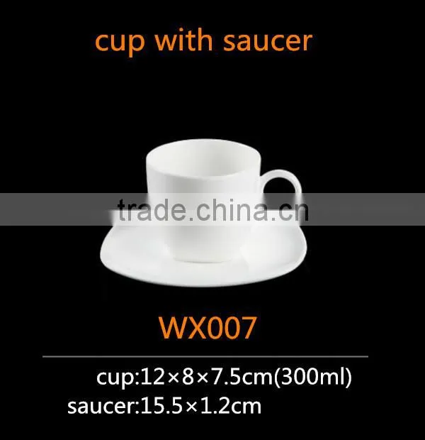 ceramic gold rim tea cup and saucer 300ml bone china tea cup and saucer sets