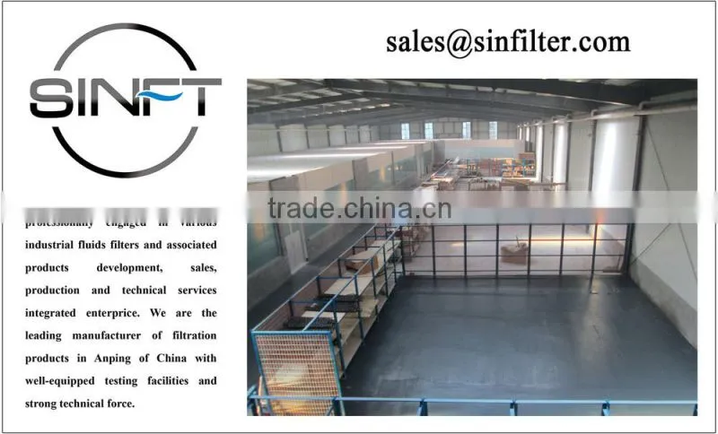 Sinfilter-14 High filtration efficiency filter element pi3205smxvst10