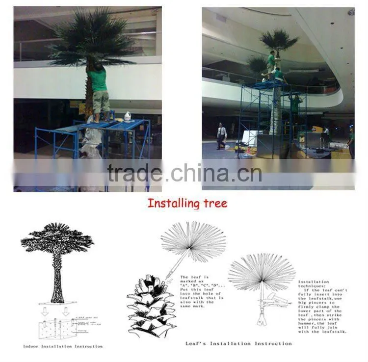 20ft cheap artificial coconut palm trees for sale