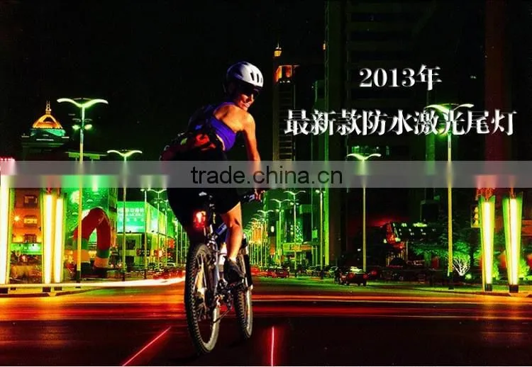 safety product glowing in the night flah led light for bike