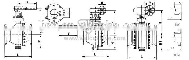 BQ41F-16 Steam Jacket Heat Preservation Ball Valve
