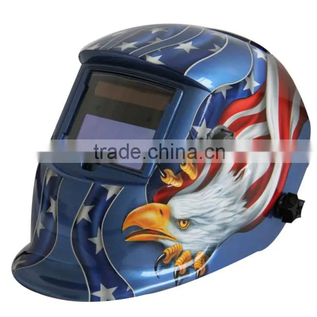 LYG-8520A eagle print 4 color mask welding helmet auto darkening for tig