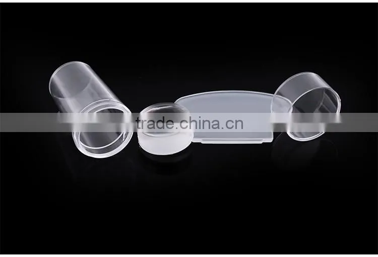 2016 Transparent Nail stamping and scraper for stamping plate nail art