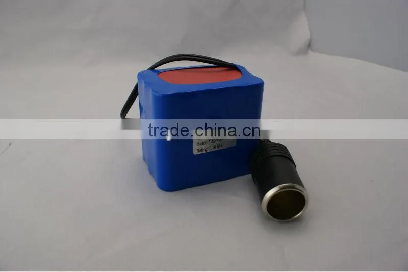 12V 8Ah li ion CPAP battery with Resmed S9 connector