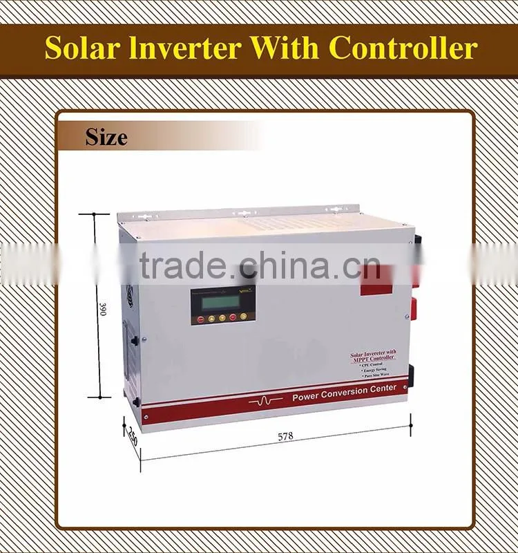 Suninvm MPPT series sollar/grid hybrid inverter with charger and MPPT solar charge controller