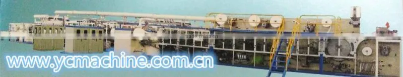 2014 full servo high quality pull up baby diaper making machines for sale