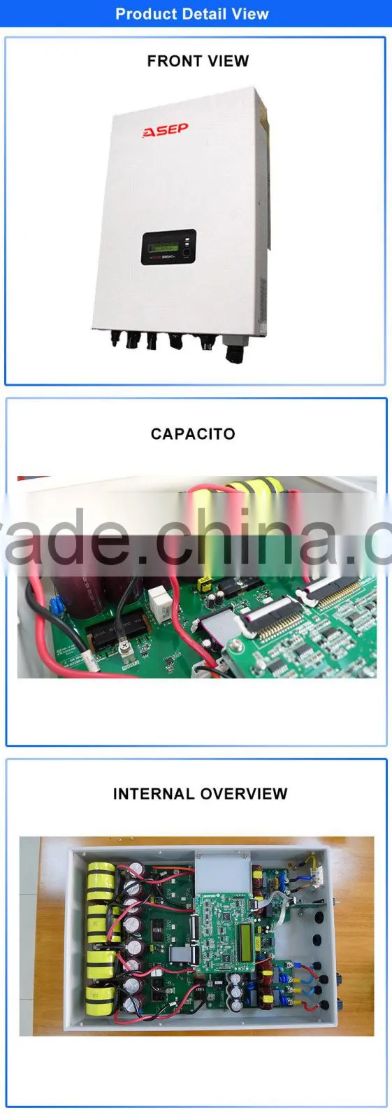 Short Circuit Over-Load And Over-Heat Mppt Solar Charge Controller Inverter