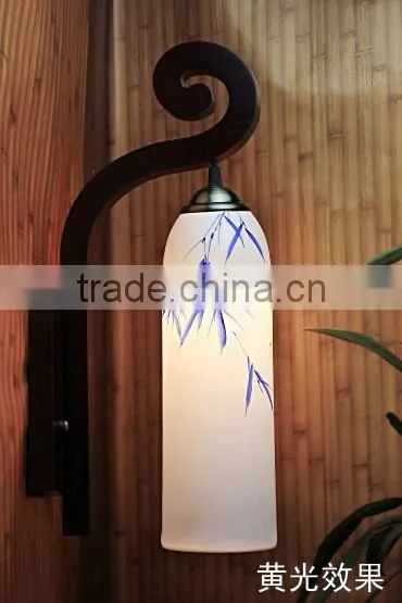 Chinese Porcelain Wall Light UL RoHS SAA CE CE Small Antique Wall Reading Lamp Bedroom Wall Lamps For Home