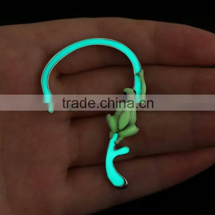 fluorescent frog japanese initial women fashion earrings