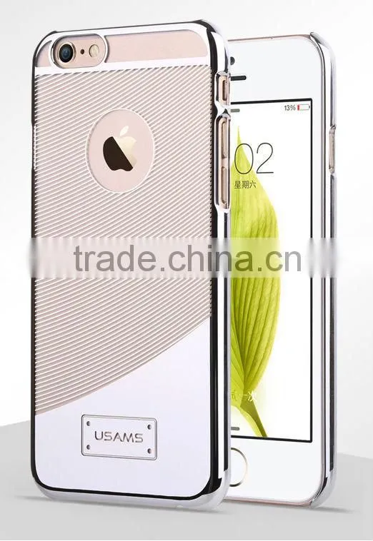 USAMS Brand Colorful hot plating cover for apple iphone6