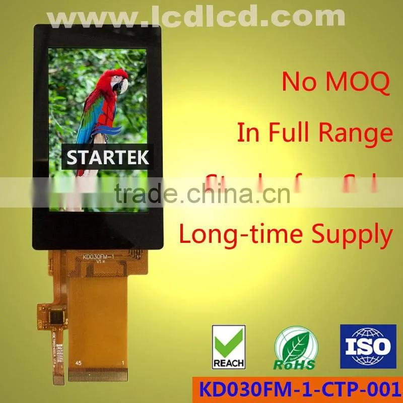 3.0 inch 240*400, ILI9327, full viewing angle, sunlight readable, IPS LCD module with capacitive touch panel