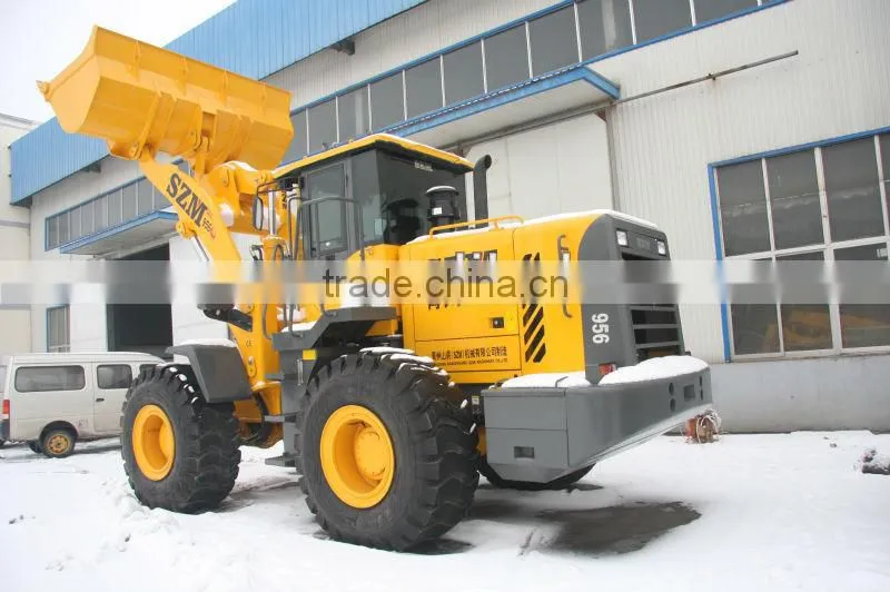 wheel loader zl50 with CUMMINS/Cater6121 engine ZF-gearbox joystick pilot air conditoner for exporting