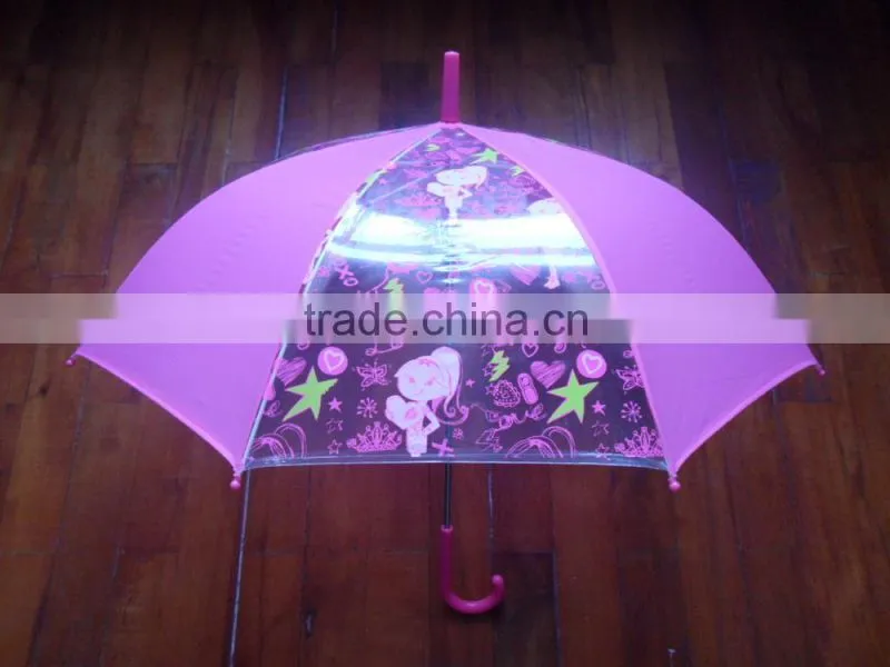 High quality transparent umbrella printrd sex beautiful girl pictures