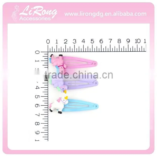 Cheap mini hair snap clip with decoration for new product