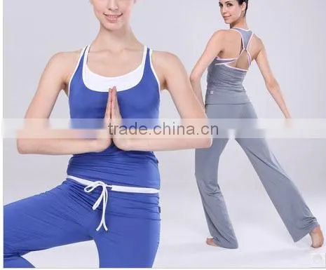 88% Polyester 12% Lycra Ladies Yoga Wear Gym Suit