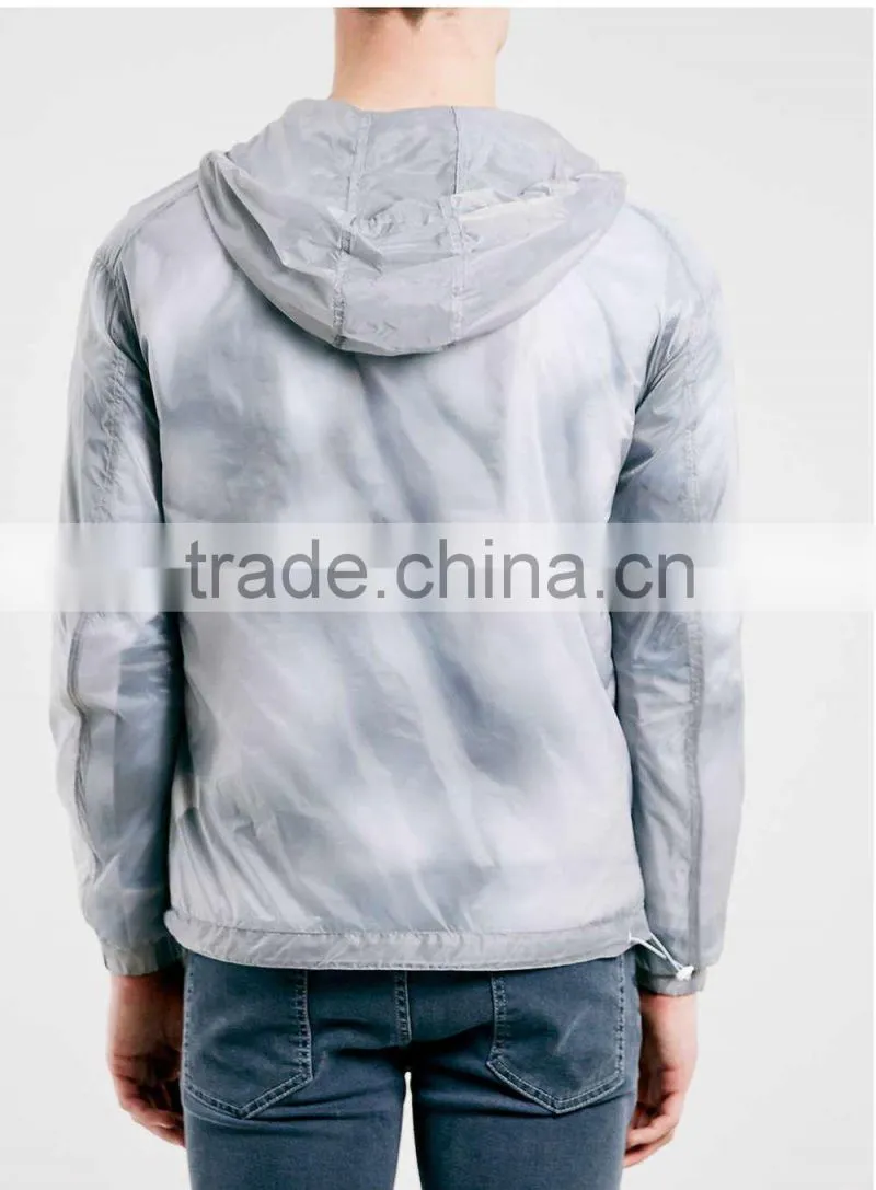 MEN'S GREY PACKAWAY LIGHT SPORTY JACKET
