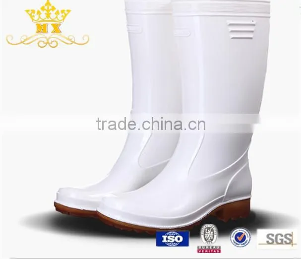 cheap waterproof rubber rain boot for men