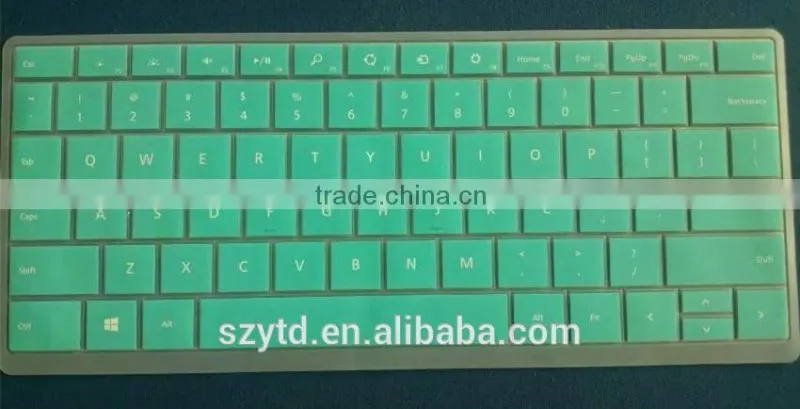 silicone keyboard cover for microsoft surface pro 3 type cover