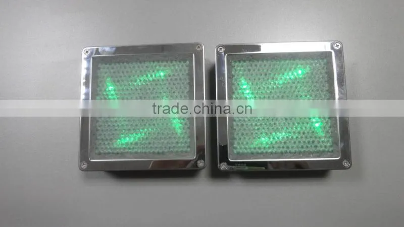 high standard CE,RoHs,IP68 colorful led solar brick light for garden