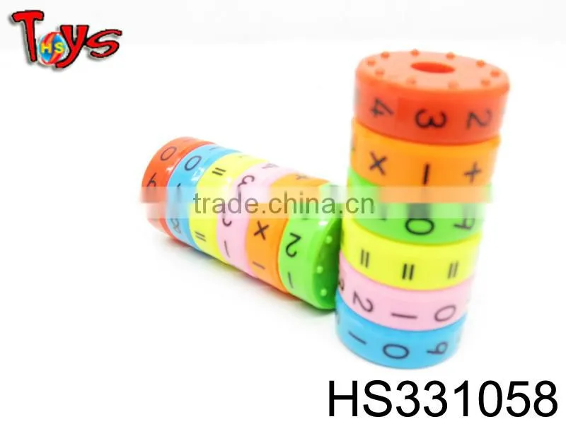 2015 Best quality 6pcs in 1 plastic magnetic toy promotional item