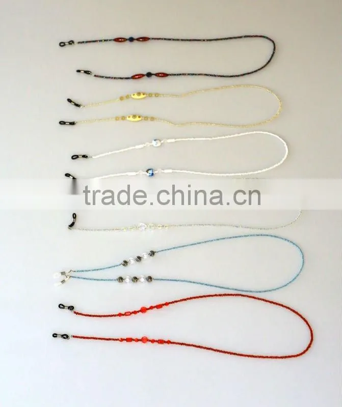 Colorful Glasses Chains bead