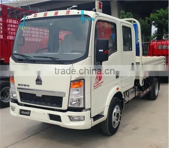Sinotruk HOWO 4*2 double row light cargo truck lorry truck