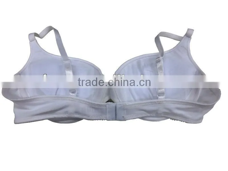 popular basic stlye thick cup and padded ladies underwire push up bra