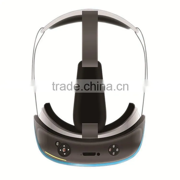 All In One VR Glasses Virtual Reality 3D Glasses 1080p Screen Inside Vr Accept wifi Bluetooth 360 Degrees Full Viewing