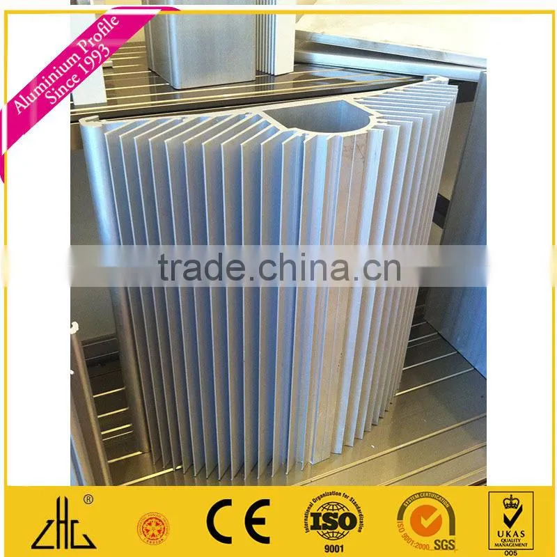 TOP! with good customer service trendy aluminum anodized profile, silver anodized aluminium extrusion profile