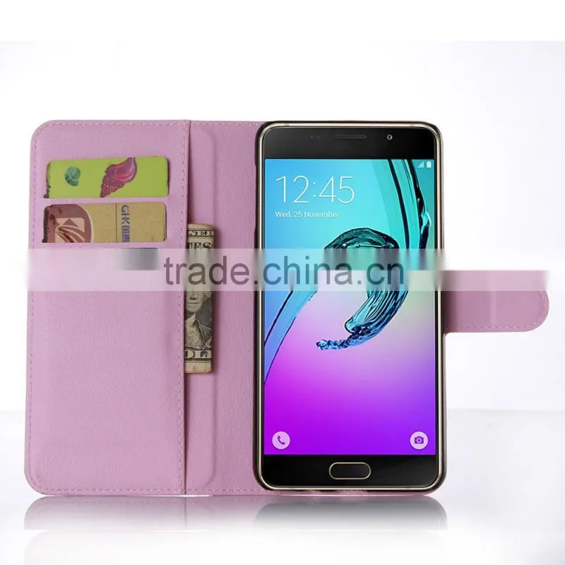 High Quality Leather Holster Card Wallet Folio Stand Flip Case Cover for Samsung GALAXY A9