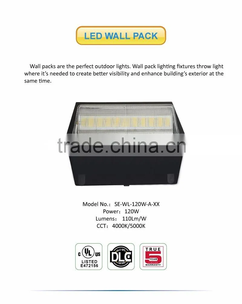 120W Outdoor high lumean IP54 Bulkhead light