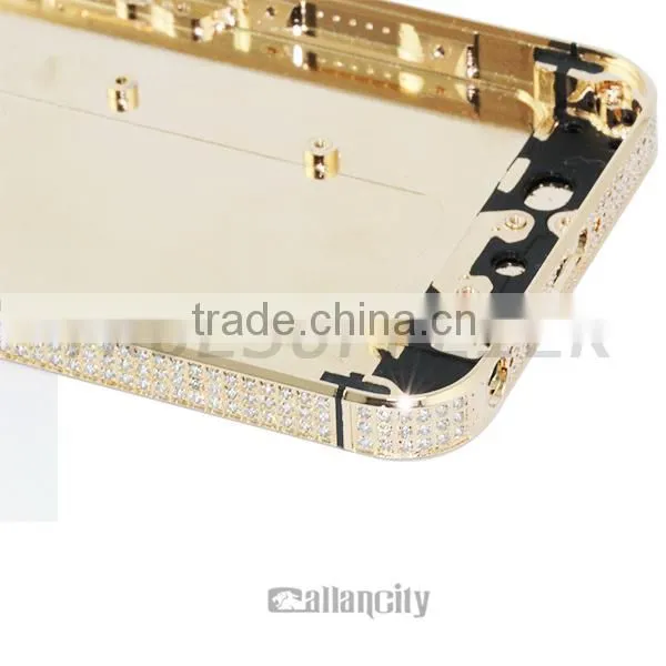 rose and black funda for iphone gold plated for iphone 5s 24kt gold housing