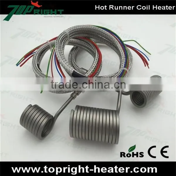 Hot Runner coil heating element heater For Injection Moulding Machine