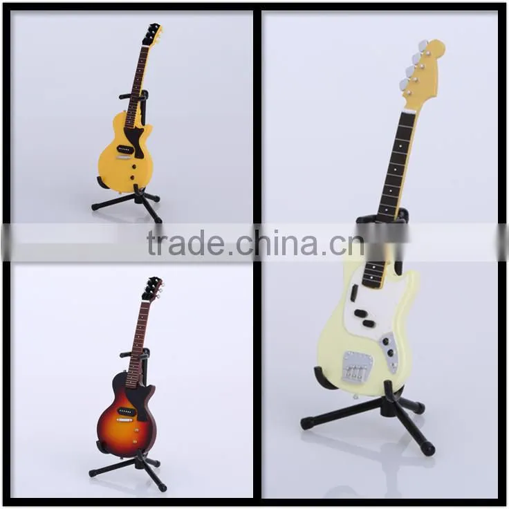 Custom made realistic collectible guitar musical instrument scale models