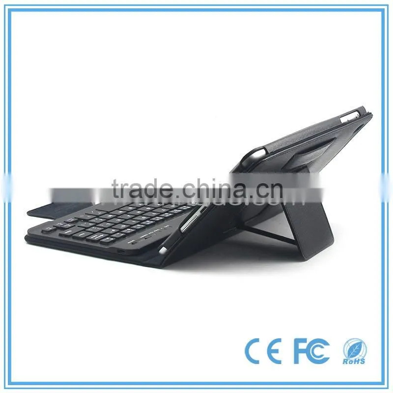 7" & 8" Tablet PC Bluetooth Keyboard Case With Leather Case Magnet Detachable