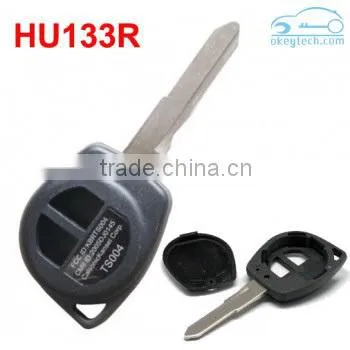 High Quality car key shell Suzuki Swift key,2 button Suzuki Swift key blank HU133R