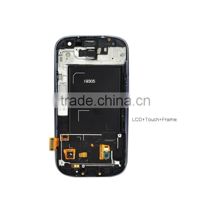 Wholesale head up display for Samsung s3 display with touch screen digitzer and frame