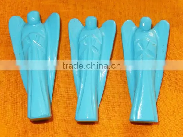 Turquoise Angel 2 Inch, Gemstone Angel, Healing Angel, Power Angel