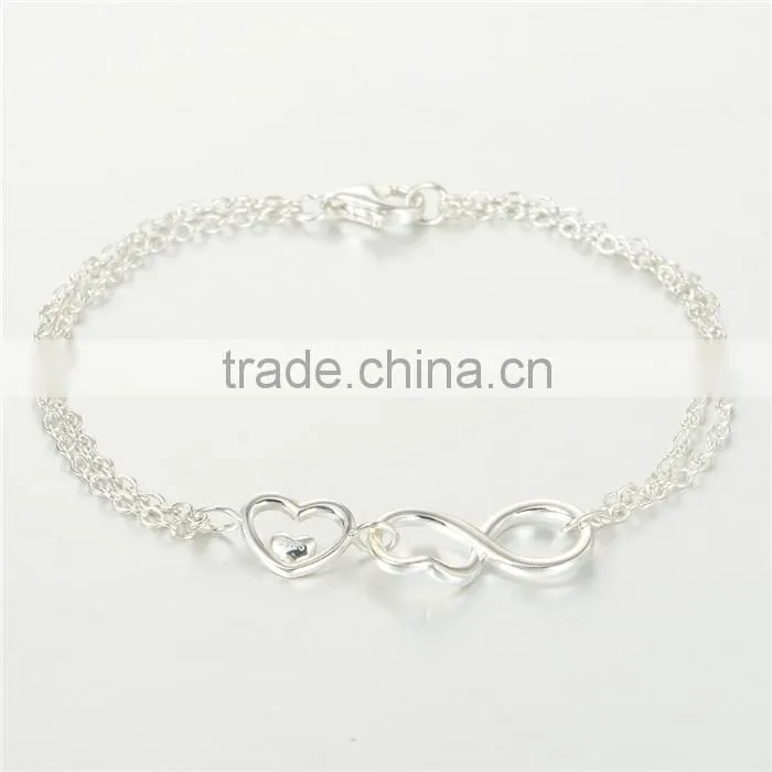 Smart Bracelet Heart Link Fashionable Jewelry Wholesale BR003-17
