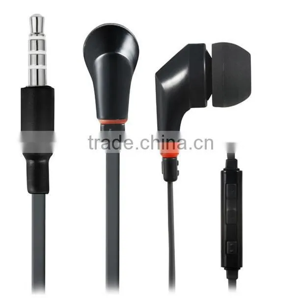 2015 New Model wholesale colorful earphone with earphone packing