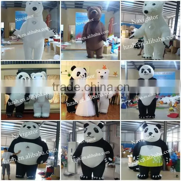 Moving Inflatable Panda Costume