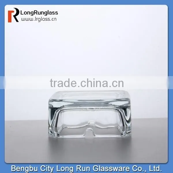 LongRun fashion homeuse square glass ashtray serveware glassware wholesale