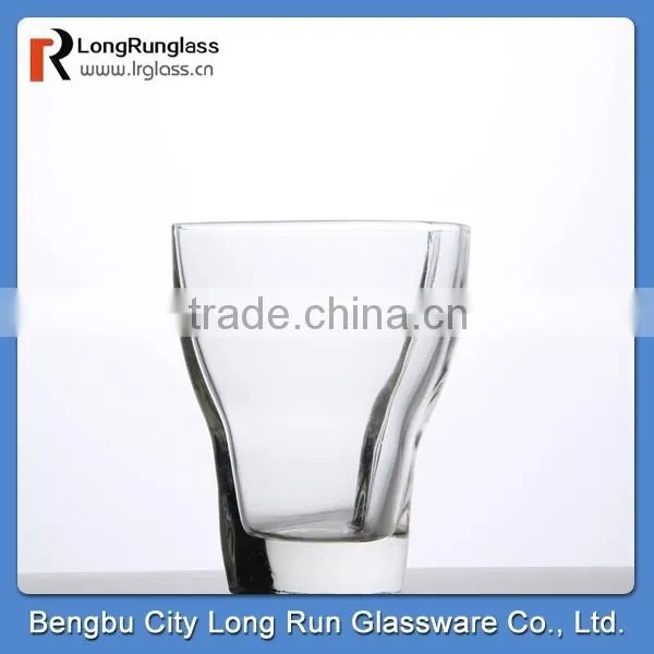 LongRun 11oz elegant love shape souvenir glass holder glass candle container