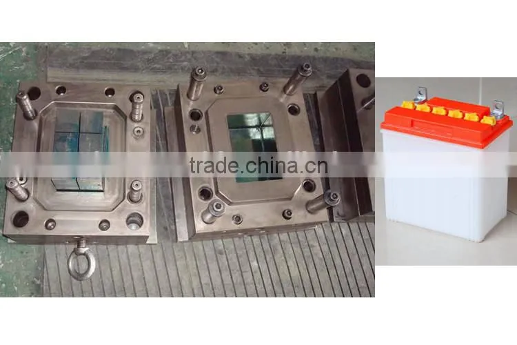 Taizhou Leen High Precision Plastic Injection Battery Crate Mould,Plastic Battery Container Mould